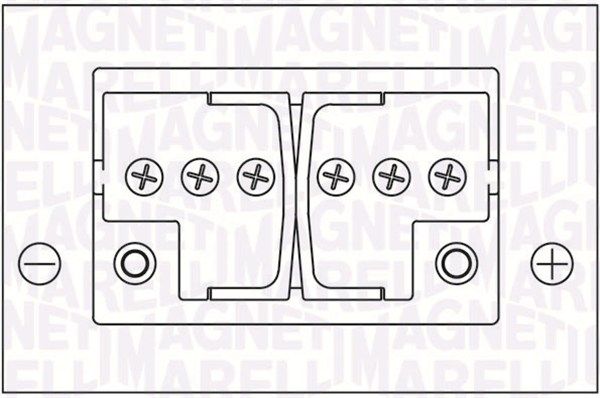 MAGNETI MARELLI Startera akumulatoru baterija 067300320005